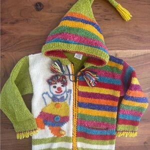 Native Multicolor Wool Cotton Blend Sweater